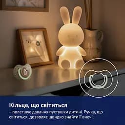 Пустушка LOVI Night&Day Girl Hedgehog силіконова динамічна 18+ міс. 2 шт. (22/931) - мініатюра 16