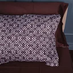 Підковдра MirSon Сатин 22-1385 Brown Geometry 200х220 см (2200010472554) - мініатюра 5