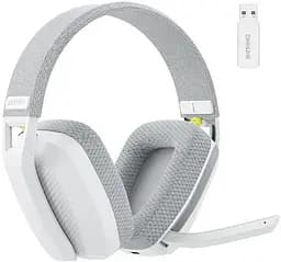 Игровые беспроводные наушники BINNUNE BW06 / Три режима подключения / White