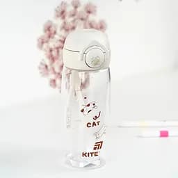 Пляшечка для води Kite Cat 480 мл біла (K25-1236-1) - мініатюра 5