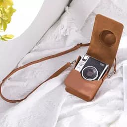 Подарунковий набір камера Fujifilm Instax Mini EVO, Фотопапір 20 шт, Чохол, Фотоальбом 108 фото Коричневий - мініатюра 7