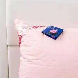 Подушка Руно Rose Pink з волокном троянди 50х70 см рожевий (310.52Rose Pink) - мініатюра 3