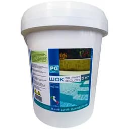 Шоковий хлор Barchemicals PG-35 Biclor 56 5 кг у таблетках 20 г для швидкої обробки басейну