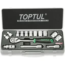 Набір інструменту Toptul 1/2" 15ед. (6-гр.) GCAD1502