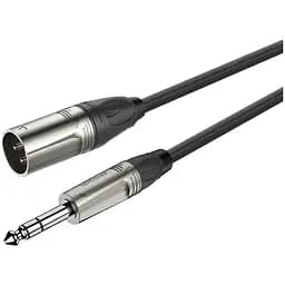 Балансный аудио кабель Roxtone Jack 6.3 Stereo - XLR Male DMX-J260-L10 10м