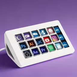 Stream Deck MRSVI 293S White — 16 LCD-кнопок для стріму, OBS і макросів, USB підключення, Білий
