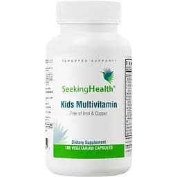 Мультивитамины для детей Seeking Health Kids Multivitamin без железа и меди 180 вегетарианских капсул