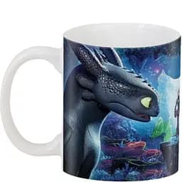 Кухоль GeekLand Як приручити дракона How to train your dragon  Прихований світ HD.02.17 330 мл білий - мініатюра 3