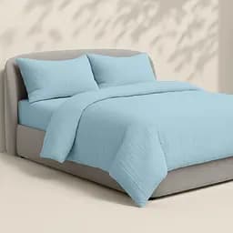 Муслінове покривало Cosas Aquamarine 160х230 см (37MuslinPled_LightBlue_160x230) - мініатюра 6