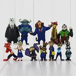 Іграшки-фігурки Зоотрополіс Zootopia, 12 шт