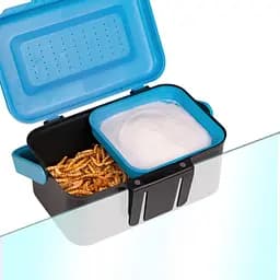 Подвійний контейнер для живого корму Terrario Live Food Box 13x9x7см - мініатюра 7