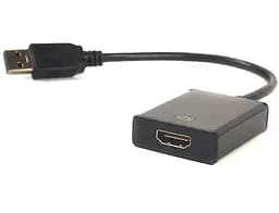 Перехідник PowerPlant USB 3.0 M to HDMI female (CA910373)
