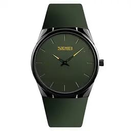 Наручний класичний годинник Skmei 1601S Зелений - мініатюра 2
