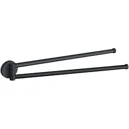 Тримач для рушника VBI Venus black поворотна подвійна VBI-040018BL Чорний матовий