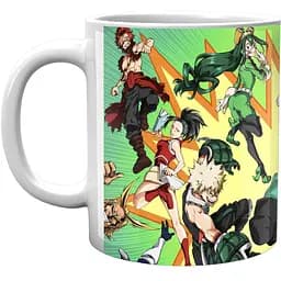 Кружка GeekLand Моя геройская академия My Hero Academia Персонажи на фоне взрыва MHA 02.521