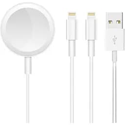 USB кабель Primo 3in1-01 Lightning + Lightning + зарядное устройство для Apple Watch