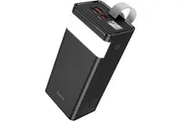 Зовнішній акумулятор Hoco J86 40000mAh 6931474759214 із лампою чорний - мініатюра 6