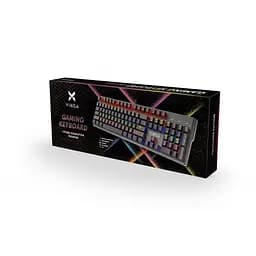 Клавіатура Vinga KBGM160 LED Outemu Blue USB Black (KBGM160 Black) - мініатюра 4