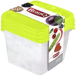 Комплект ємностей для морозильної камери BranQ Rukkola 2 шт. по 0.45 л + 1 шт. 0.75 л (1125)