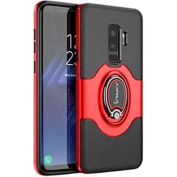 Чохол-накладка iPaky 360° Free Rotation Ring Holder case Samsung Galaxy S9 G960F Red