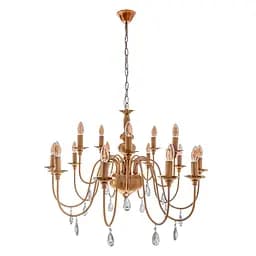 Люстра Brille свеча подвесная хрустальная E14 40W PB (BCL-670S/15)