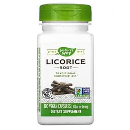 Натуральна добавка Nature's Way Licorice Root, 100 вегакапсул