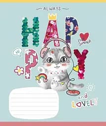 Зошит загальний Школярик Star I love you у лінію 12 аркушів 30 шт. (012-3295L) - мініатюра 2