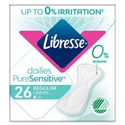 Ежедневные прокладки Libresse Dailies Pure Sensitive Normal 26 шт.