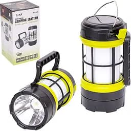 Ліхтар кемпінговий із акумулятором на сонячній батареї (113453)