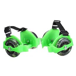 Коньки на пятку, RS-0029, свет, PU колеса 76 мм (в ассортименте)