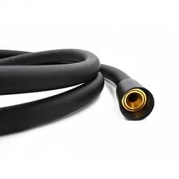 Шланг для душу Ango 1/2" розтяжний 150 см Чорний 30412 - мініатюра 5