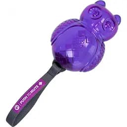 Игрушка для собак GiGwi Push to mute Сова с отключаемой пищалкой, 14 см (75322)