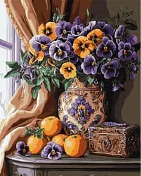 Набір для розпису по номерах Розкішні братки, Ideyka, 40x50 см, КНО3292