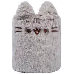 Стакан для письмового приладдя Yes Pusheen Toy хутро 10х9 см сірий (708758)