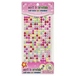 Полубусины наклейки Bambi Планшетка-№28, 6 мм, на планшетке 260 шт