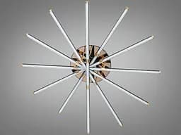 Сучасна стельова LED-люстра Diasha SX8259/6BK, 140W, діаметр 100 см - мініатюра 6