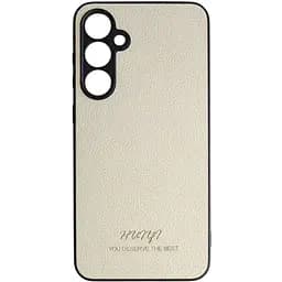 Чохол Huryl Leather Case Samsung Galaxy S23 FE Cream
