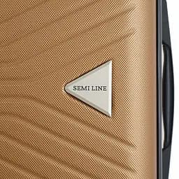 Валіза середня Semi Line 24 дюйми (M) дюйми (M) ABS-Plastic Brown (T5693-2) - мініатюра 9