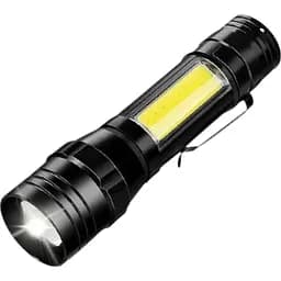 Акумуляторний ліхтар X-Balog BL-T6-19S XPE+COB Zoom світлодіодний ручний