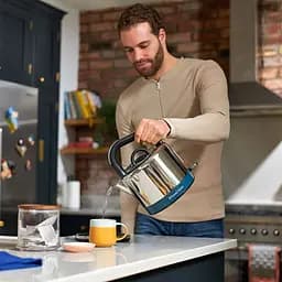 Електрочайник Russell Hobbs Distinctions Black 1.5 л сріблясто-синій (26421-70) - мініатюра 12
