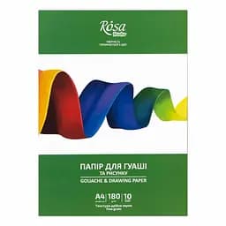 Папка для гуаші 180г/м2 10л Дрібне зерно ROSA Studio
