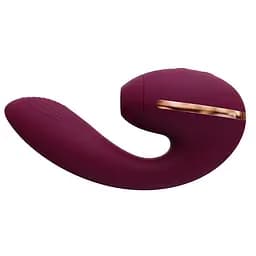 Вакуумний вібратор Kistoy Tina Mini Violet, вагінально-кліторальний KisToy SO4953 91838