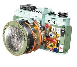 Конструктор фотоапарат ZHEGAO дитячий РЕТРО CAMERA для дітей та дорослих   455 деталей