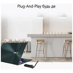 Мережева карта Wi-Fi ASUS USB-AX56 (90IG06H0-MO0R10) - мініатюра 8