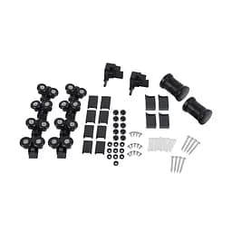 Душова кабіна Qtap Pisces BLA107-9SC5 75-90x75-90 см, скло Clear 5 мм без піддона, Чорний, Універсальна, прозорий - мініатюра 7