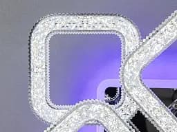 Стельовий світильник LED Diasha S2205/4+4HR, 90W, 3200K-6000K, хром, сучасний стиль, з пультом дистанційного керування - мініатюра 5