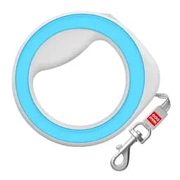 Поводок-рулетка для собак Waudog R-leash круглая XS-M до 40 кг 2.9 м светоотражающая лента