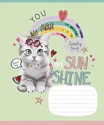Зошит загальний Школярик Star I love you у лінію 12 аркушів 30 шт. (012-3295L) - мініатюра 4
