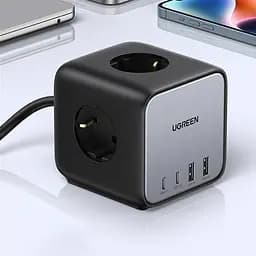 Зарядний адаптер блок живлення 4 порти Ugreen CD268 65 W DigiNest Cube (2C2A) (UGR-60113) - мініатюра 4