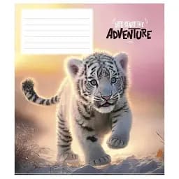 Зошит учнівський Школярик Adventure 018-3291K-5 в клітинку 18 аркушів